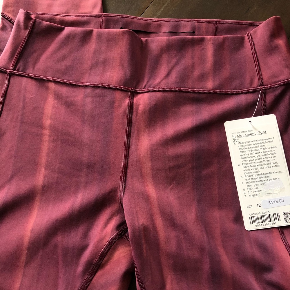 Lululemon In Movement Tight 25” - Picture 4 of 6